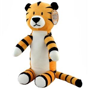 Calvin and Hobbes Plush Stuffed Animal 17” NWT Soft Striped Tiger Toy 🐅